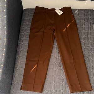 Tory Burch Mocha Tech Twill Golf Pants